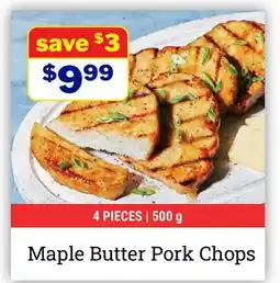 M & M Food Market Maple Butter Pork Chops offer