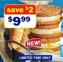 M & M Food Market Ice Cream Cookie Sandwiches, Lemon offer