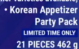 M & M Food Market Korean Appetizer Party Pack offer
