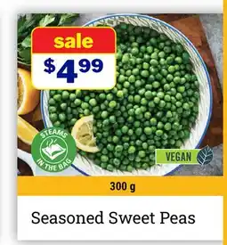 M & M Food Market Seasoned Sweet Peas offer