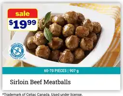 M & M Food Market Sirloin Beef Meatballs offer