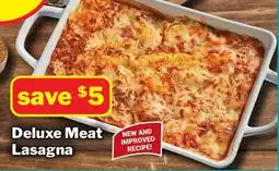 M & M Food Market Deluxe Meat Lasagna offer