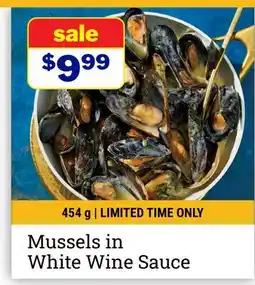 M & M Food Market Mussels in White Wine Sauce offer