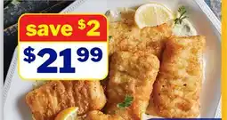 M & M Food Market Battered Haddock offer