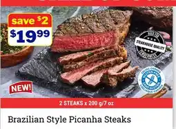 M & M Food Market Brazilian Style Picanha Steaks offer
