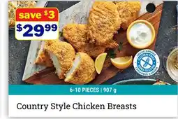 M & M Food Market Country Style Chicken Breasts offer