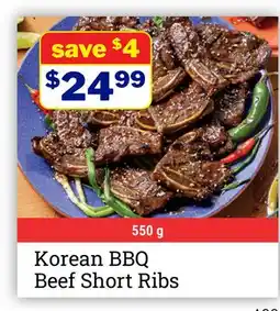 M & M Food Market Korean BBQ Beef Short Ribs offer