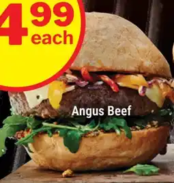 M & M Food Market Angus Beef Burger offer