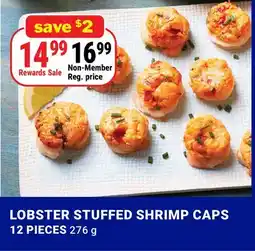 M & M Food Market LOBSTER STUFFED SHRIMP CAPS offer