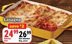 M & M Food Market Lasagna ENTRÉE offer