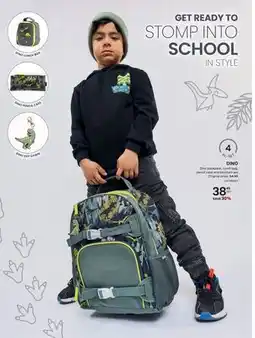 Bentley DINO Dino backpack, lunch bag, pencil case and keychain set offer