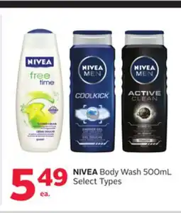 Rexall NIVEA Body Wash offer