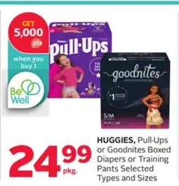 Rexall HUGGIES, Pull. Ups or Goodnites Boxed Diapers or Training Pants offer