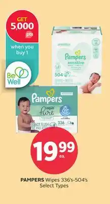 Rexall PAMPERS Wipes offer