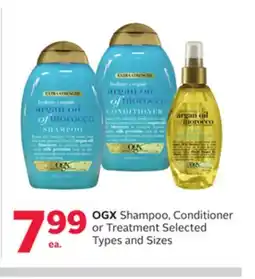Rexall OGX Shampoo, Conditioner or Treatment offer