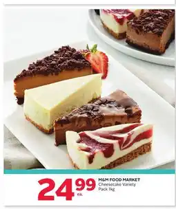Rexall M&M FOOD MARKET Cheesecake Variety Pack offer