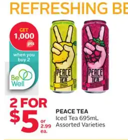 Rexall PEACE TEA Iced Tea offer