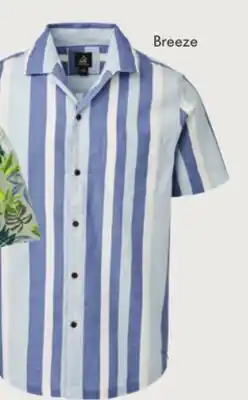 Sport Chek RIPZONE MEN'S BREEZE LINEN SHIRT, MACKAY RESORT SHIRT OR COAL 19 CHINO SHORT offer