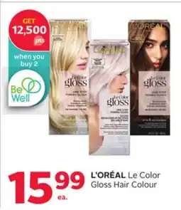 Rexall L'ORÉAL Le Color Gloss Hair Colour offer