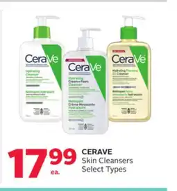 Rexall CERAVE Skin Cleansers offer