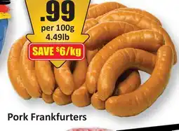 Starsky Pork Frankfurters offer