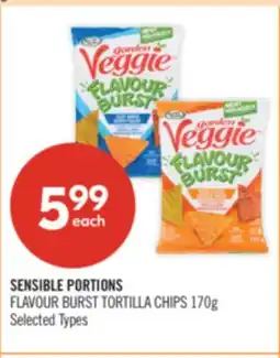 Shoppers Drug Mart SENSIBLE PORTIONS FLAVOUR BURST TORTILLA CHIPS 170g offer