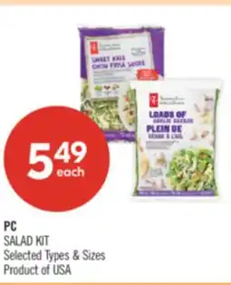 Shoppers Drug Mart PC Salad Kit offer