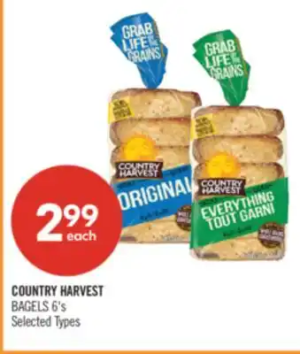 Shoppers Drug Mart COUNTRY HARVEST BAGELS offer