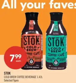 Shoppers Drug Mart STOK COLD BREW COFFEE BEVERAGE offer