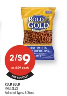 Shoppers Drug Mart ROLD GOLD PRETZELS offer