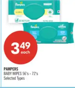 Shoppers Drug Mart PAMPERS BABY WIPES offer