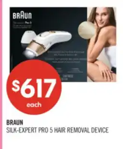 Shoppers Drug Mart BRAUN SILK-EXPERT PRO 5 HAIR REMOVAL DEVICE offer