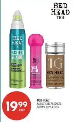Shoppers Drug Mart BED HEAD HAIR STYLING PRODUCTS offer