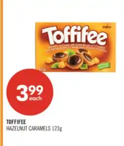 Shoppers Drug Mart TOFFIFEE HAZELNUT CARAMELS offer