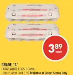 Shoppers Drug Mart GRADE A LARGE WHITE EGGS offer