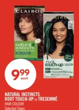 Shoppers Drug Mart NATURAL INSTINCTS, ROOT TOUCH-UP or TRESEMMÉ HAIR COLOUR offer