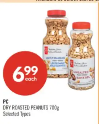 Shoppers Drug Mart PC DRY ROASTED PEANUTS offer