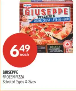 Shoppers Drug Mart GIUSEPPE FROZEN PIZZA offer