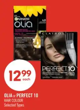 Shoppers Drug Mart OLIA or PERFECT 10 HAIR COLOUR offer