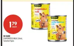 Shoppers Drug Mart NO NAME EVAPORATED MILK offer