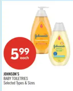 Shoppers Drug Mart JOHNSON'S BABY TOILETRIES offer