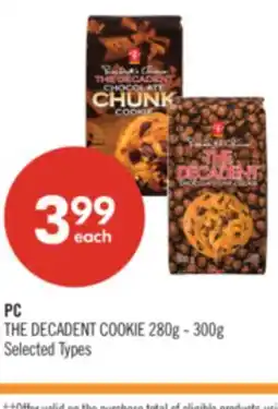 Shoppers Drug Mart PC THE DECADENT COOKIE offer
