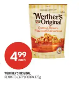 Shoppers Drug Mart WERTHER'S ORIGINAL READY-TO-EAT POPCORN offer