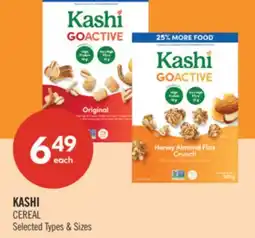 Shoppers Drug Mart KASHI CEREAL offer