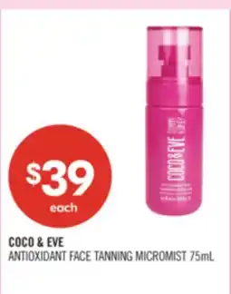 Shoppers Drug Mart Coco & Eve Antioxidant Face Tanning Micromist offer