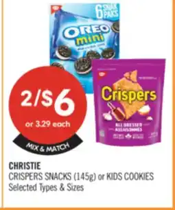 Shoppers Drug Mart CHRISTIE CRISPERS SNACKS offer