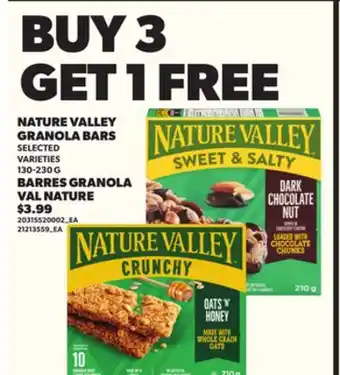 Independent City Market BARRES GRANOLA VAL NATURE, 130-230 G offer