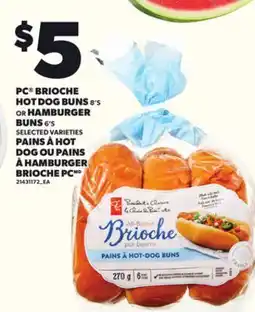 Independent City Market PAINS À HOT DOG, 8'S OU PAINS À HAMBURGER BRIOCHE, 6'S PC offer