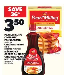 Independent City Market MÉLANGE À CRÊPES, 710 G OU SIROP ORIGINAL PEARL MILLING COMPANY, 950 G offer