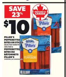 Independent City Market PEPPERETTES, BITES OU BÂTONNETS PILLER'S, 300/500 G offer
